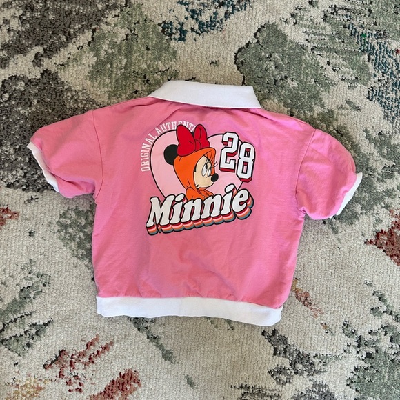 Like New Luxury Jelispoon Disney Minnie Mouse Girls Collared Shirt - Picture 14 of 16